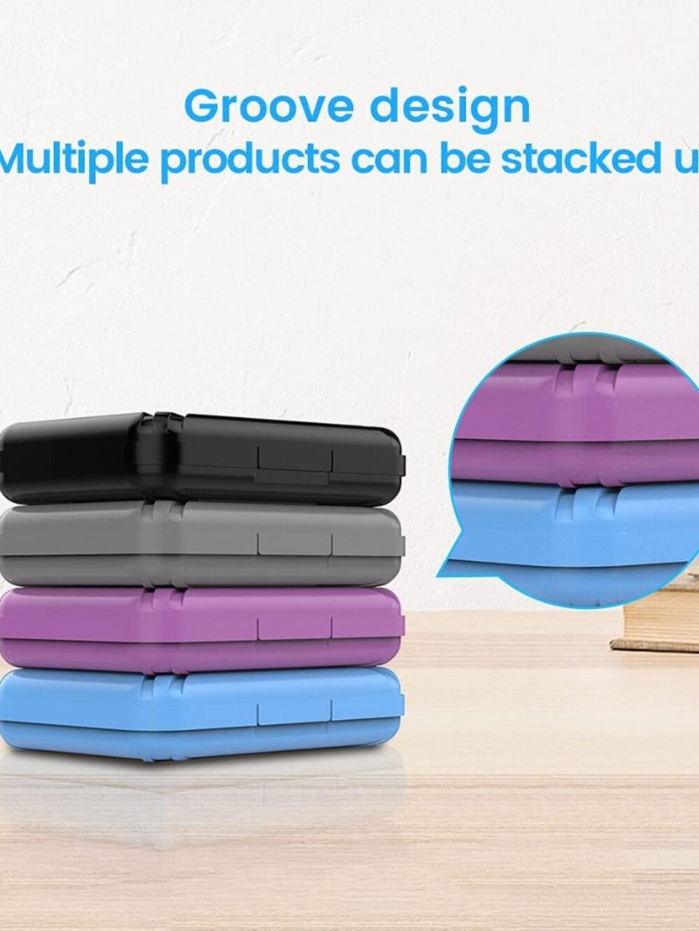 Hard Drive Case 3.5 inch HDD Storage Carrying Case Anti-Static and Shockproof Ex - Picture 6 of 7